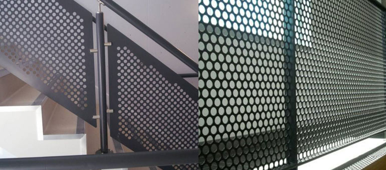 Railing Use Perforated Sheets
