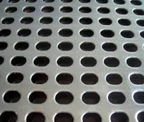 Stainless Steel Oval Hole Perforated Sheet